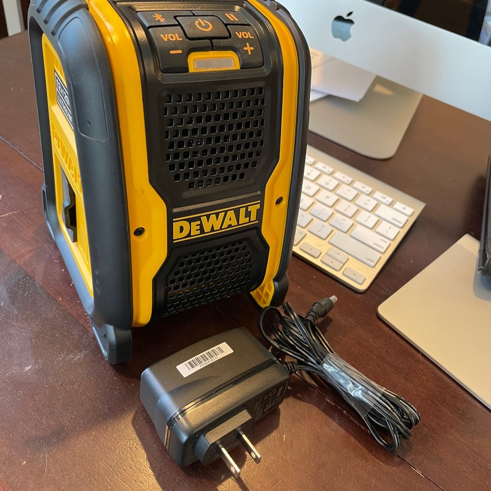 Dewalt 20 Volt Max Bluetooth Speaker with AC Plug